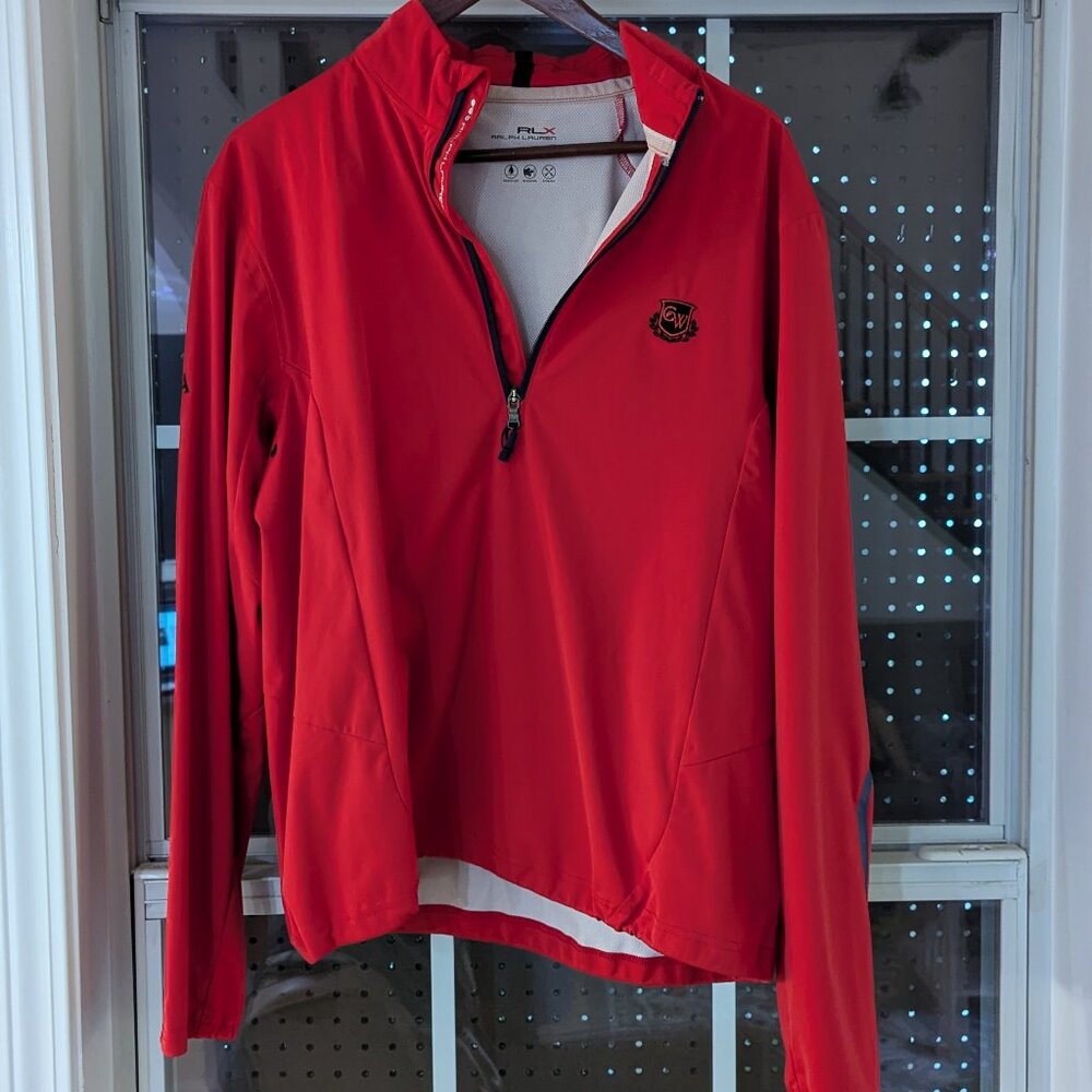 Ralph Lauren Polo RLX Men's Medium Jacket, Wind Blocker, Golf, Pullover